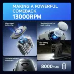 2026 Newest Cooling Portable Rechargeable Fan｜Good for Travel, Home &  Outdoor - Image 11